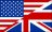 Drapeaux américain et britannique